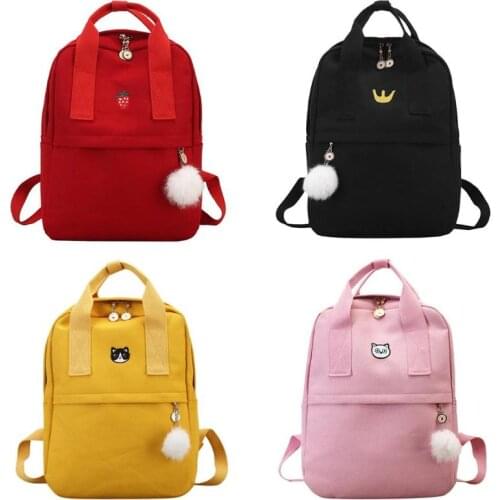 Women Backpack School Bag for Teenager Girls Vintage mochila escolar Ladies Canvas laptop Backpack rucksack Female Mochila bolsa