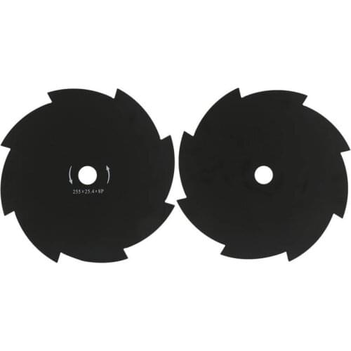 10" Professional Steel Tooth Saw Blade Cutting Disc Wheel Grass Trimmer Cutter Garden Tools Accessories