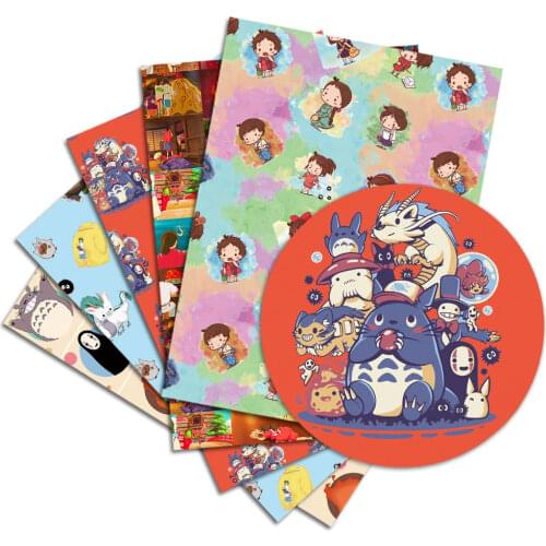 50x140cm Ghibli Diy Totoro Cartoon Polyester Katoen Stof Patchwork Tissue Kid Thuis Textiel Naaien Pop Jurk Gordijn