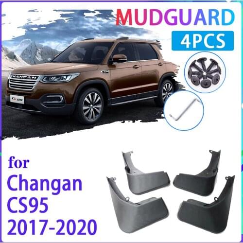 Car Mud Flaps for Changan CS95 CS 95 2017~2020 2018 2019 Mudguard Splash Guard Fender Mudflaps Auto Accessories