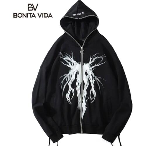 Мужские толстовки на молнии BONITA VIDA China At AliExpress