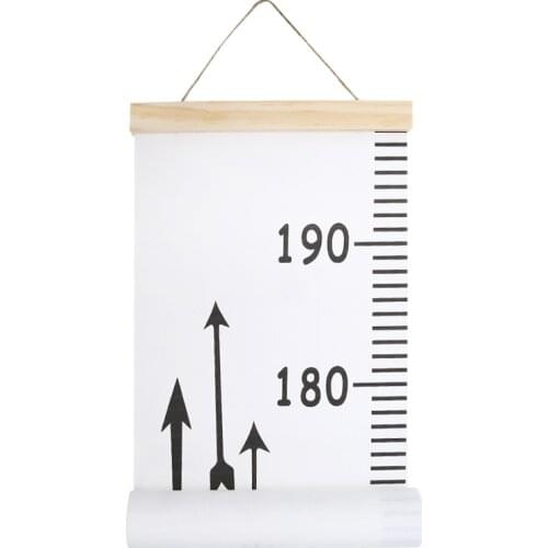 Baby Child Kids Height Ruler Kids Growth Size Chart Height Chart Measure Ruler Wall Sticker for Kids Room Home Decoration