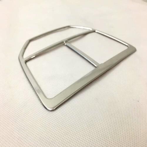 For Citroen C5 Aircross 2017 2018 2019 2020 Stainless Steel Rear Seat AC Outlet Air Condition Cover Trim Decoration Frame Trims