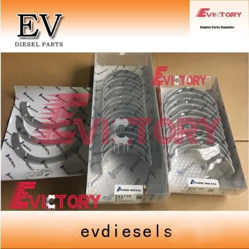 For Fuso Crane truck 8M20 crankshaft bearing and con rod bearing +trust bearing
