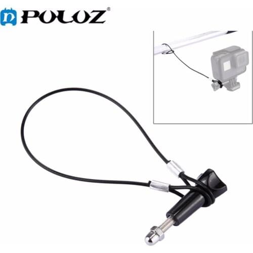 For Go Pro Accessories 30cm Stainless Steel Lanyard Tether For GoPro HERO5 4 Session GoPro Hero 5 Black edition/HERO 5 4 3+3 2 1