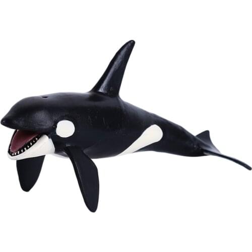 Wiben Sea Life Killer Whale Simulation Animal Model Action & Toy Figures Learning & Educational Marine Christmas Gift for Kids