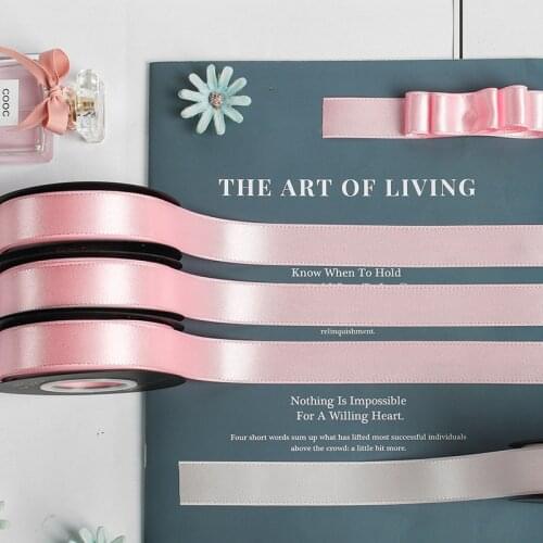 18Meter multiple colour Satin Ribbon Double Sided Polyester Fabric Tapes For Hair Bow Crafts DIY garment Accessories Gift wrap