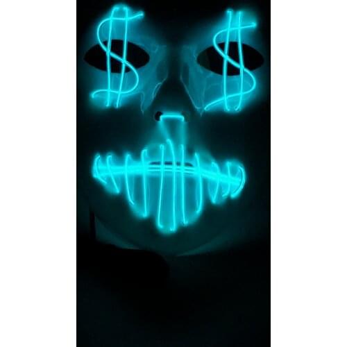 Dollar Eye Glowing Robber Mask Party Supplies Disguised Mask For Halloween