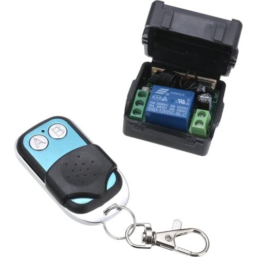 Newest 2 Channel Remote Controller DC 12V 315MHZ Wireless Remote Control Radio Relay Switch Transceiver Receiver