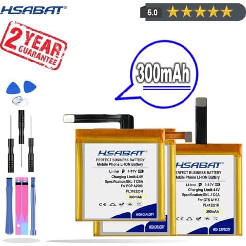 New Arrival [ HSABAT ] Battery for Huami Amazfit smart Watch GTS A1913 PL412221H / POP A2009 PL392223H / GTS2 mini PL402022H