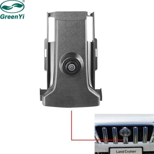 GreenYi 170 Degree Fisheye Lens CCD HD Night Vision Front View Forward Logo Camera For Toyota Prado land Cruiser 2014