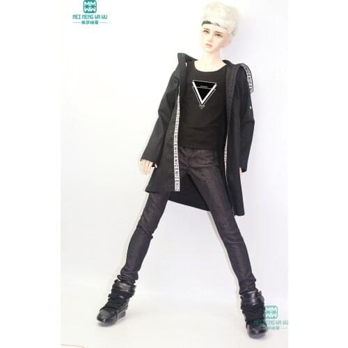 Clothes for doll fit 68-70cm BJD doll fashion Letter coat, vest, trousers