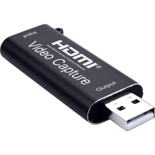 USB2.0 to HDMI Converter HD 1080P Video USB2.0 Capture Card Video Live Streaming Record Box​ For Windows Android
