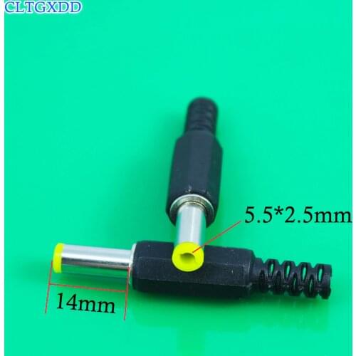 Cltgxdd 5.5mm * 2.5mm 5.5x2.5mm DC Power Male Plug Jack Adapter Connector plug For asus for lenovo toshiba Series Laptops
