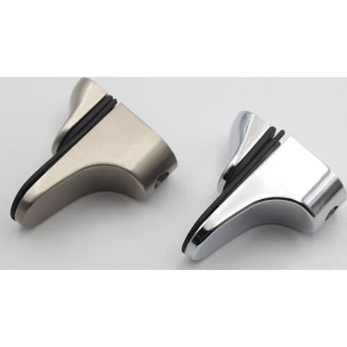 Zinc Alloy adjustable Duckbill Type Glass Fixed Clip SShelf Support Bracket Clip Hardware Accessories