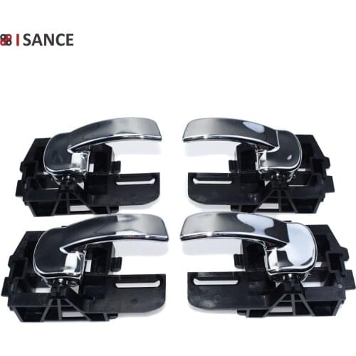 ISANCE Inside Interior Door Handle For Nissan Qashqai 2007-2013 Front Rear Left Right Driver Passenger # 80671JD00E & 80670JD00E