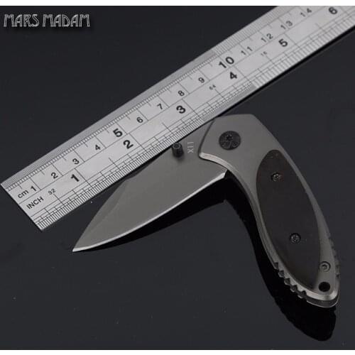 Free shipping Camping Folding Knife Survival Knife Survival Pocket Knife Handle Inlaid Wood Exquisite gift knife