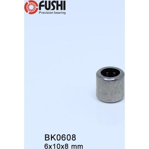 BK0608 Needle Bearings 6*10*8 mm ( 10 Pcs ) Drawn Cup Needle Roller Bearing BK061008 Caged Closed ONE End 35941/6
