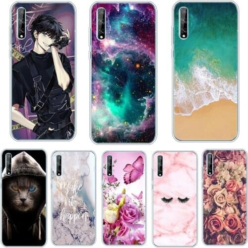 For Coque Huawei Y8P Case 2020 Silicone Painted TPU Soft Back Cover Phone Case For Huawei Y8P AQM-LX1 Y 8P 6.3" Bumper fundas
