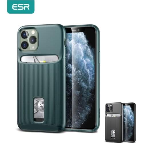 ESR Case for iPhone 11 Pro Max Card Case Luxury Brand TPU PC Cardholder Wallet Protective Cover for iPhone 11/11 Pro Max Funda