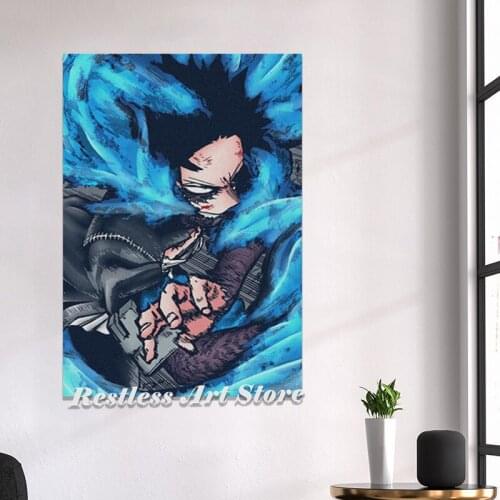 Dabi My Hero Academia Anime Wall Art Canvas Decoration Poster Prints For Living Room Home Bedroom Decor Painting