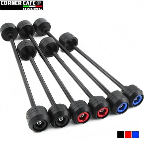 For Triumph Daytona 675 R Tiger 800 XC XR 2006-2020 Front Rear Axle Wheel Fork Crash Protector Slider Block Swing Arm Pad Guard