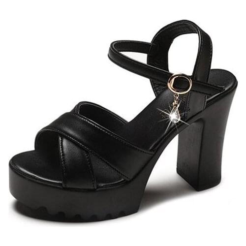 Summer Sandals Women Black Open Toe Sandals Women High Heels Sandals Women 2021 Lady Women Shoes Sandals Flatform Shoes Female