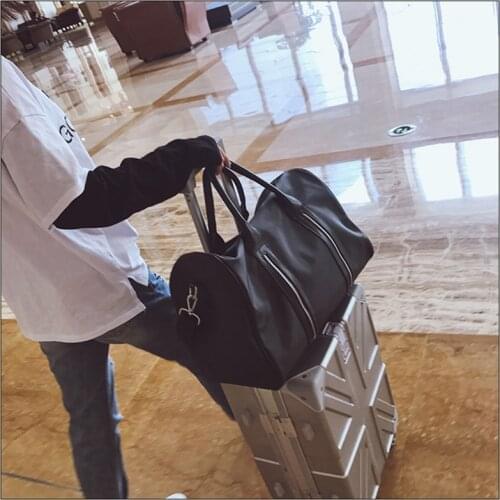 New Korean Womens Handbag Long And Short Distance Travel Bag Waterproof Fitness Versatile Mens Luggage Bag Large Capacity