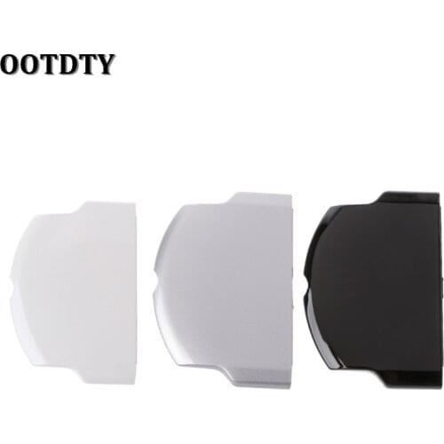 OOTDTY New Black/White/Sliver Color Battery Back Cover Case Replacement Protective Cover for PSP 2000 3000 Series
