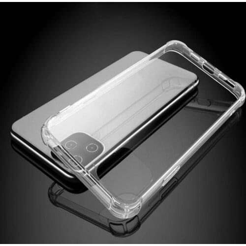 TPU Transparent Case for Iphone SE 6 7 8 11 12 Soft Clear Mobile Phone Full Protection Shell Wholesale 20pcs/Lot