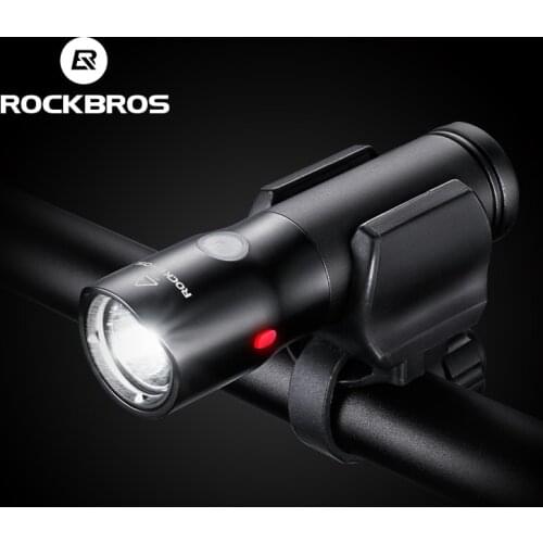 ROCKBROS 700Lumens USB Rechargeable Bicycle Light MTB Bike Lamp Power Bank Front Flashlight Waterproof Bicycle Headlight 5 Modes