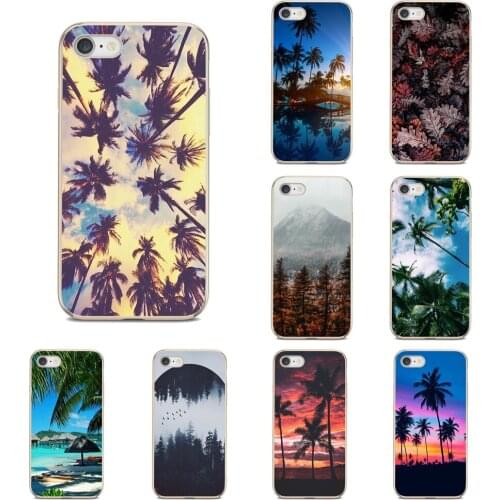 Silicone Cases Covers For Samsung Galaxy Note 20 S20 Plus S20 FE Ultra A12 A20E A21S A31 A41 A51 A71 Palm Tree Plant Flower Art