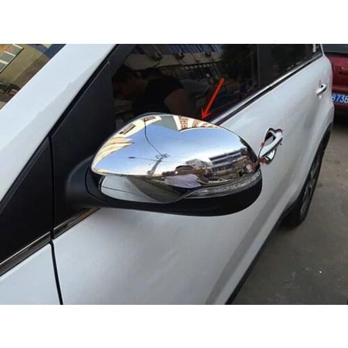 High-quality ABS Chrome Rearview mirror cover Anti-Rub protection Decoration car accessories