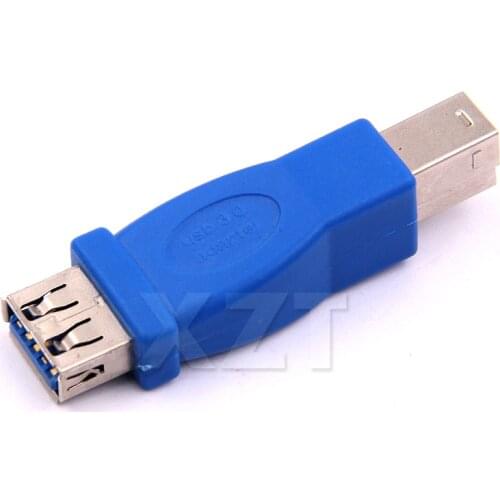 AT High Quality USB 3.0 Type A Female to Type B Male Plug Connector Adapter USB 3.0 Converter Adaptor AF to BM
