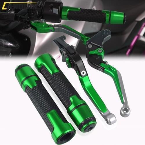Motorcycle Part Brake Clutch Levers Handlebar HandGrips Ends For Kawasaki NINJA650R ER6F 2009 2010 2011 2012 2013 2014 2015 2016