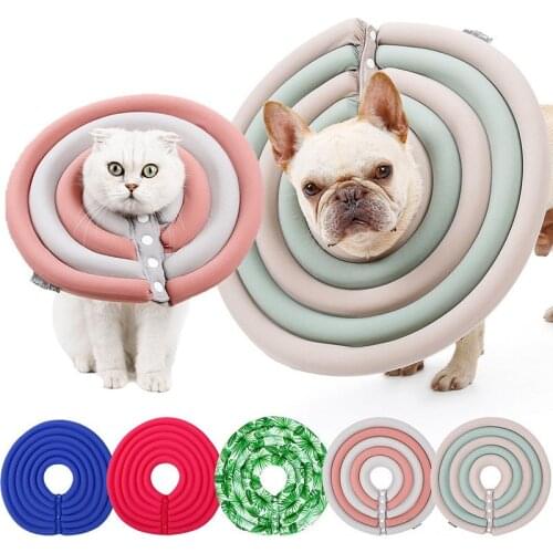 Dog Cat Protection Recovery Sleeve for Pets Elizabethan Prevent Bite Circle Wound Healing Protective Medical Collar