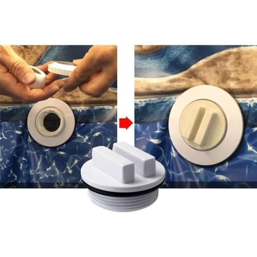 1.5in Threaded Pool Spa Return Line Winterizing Plug Filter Drain Plug With O-Ring For Winterizing Pools Wholesale
