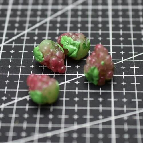 1pcs/lot resin flat back simulation food grape 16mm Cabochons Hair Bow Center Card Frame Making Craft DIY