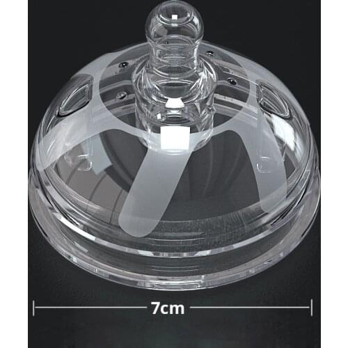 7cm silicone nipple big neck bottle pacifier baby nipple silicone feeding bottle teat baby feeding products replacement pacifier