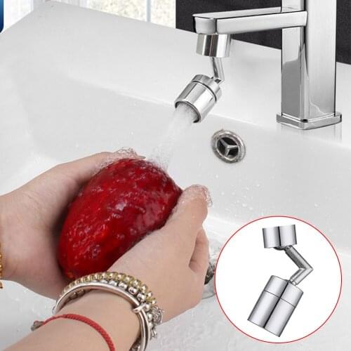 Tap Aerator 720 Degree rotation Universal Splash-proof Swivel Water Saving Faucet Water Saving Bathroom Filter Foamer Aerators