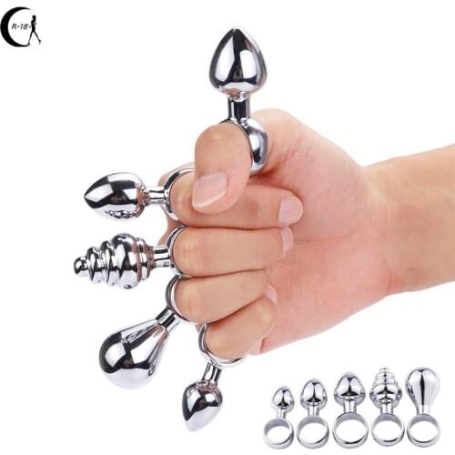 Anal Plug Ring Cunt Butt Plug Metal Anal Plug Anal Toys for Beginner Anal Training Sex Shop Adult Toys for Men/Women Gay