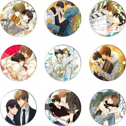 Anime Dakaretai Otoko 1-i niOdosarete Imasu Cosplay Badge TAKATO SAIJYO Brooch Pins Collection Badges For Backpacks Decoration