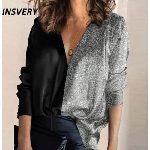 INSVERY Long Blouses
