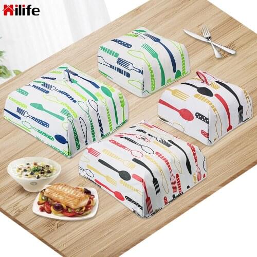 Kitchen Cooking Tools Aluminum Foil Cover Meal Cover Table Mesh Reusable Food Covers Anti Fly Mosquito Keep Warm