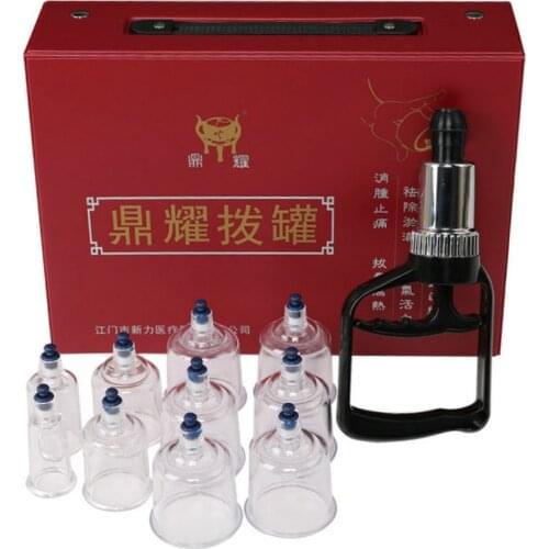 Acupunture Vacuum Cupping Set ventosa Suction Cans Cups jar Massager vacuum suction therapy cupping set cans for massage