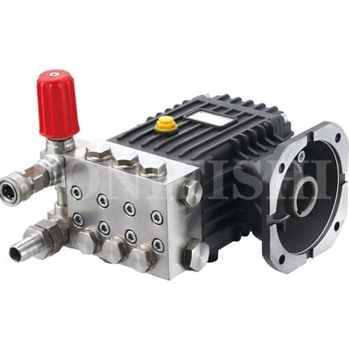 Pump head high pressure cleaner, sea water desalination strong alkali strong acid pump head self-priming ceramic plunger