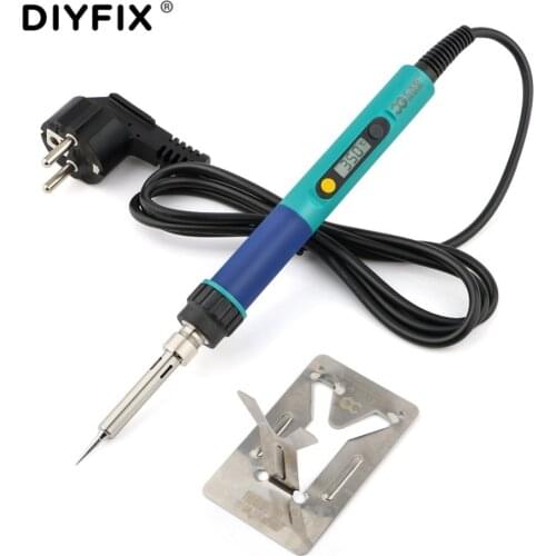 60W Electric Soldering Iron Digital LCD Adjustable Temperature Rework Welding Gun Tool with Holder Welding Repair Tool Kits