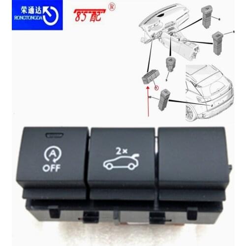 Tailgate switch 98196074ZD YL003685ZD For Peugeot 4008 5008 2016-2019 trunk opening switch rear door opening switch