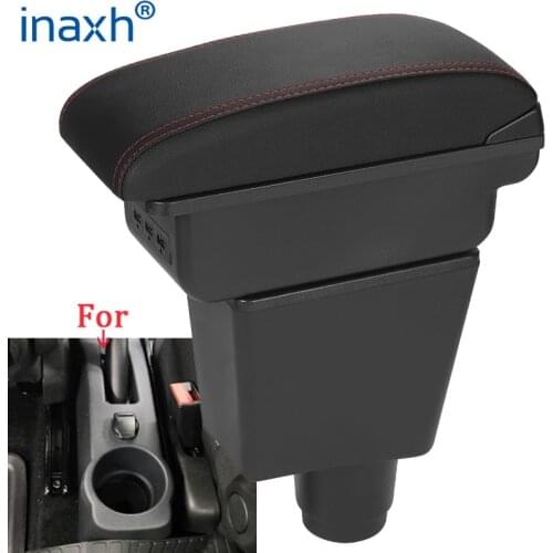 For Renault Logan Armrest box Interior special Retrofit parts Center Car Armrest box Center Storage box USB