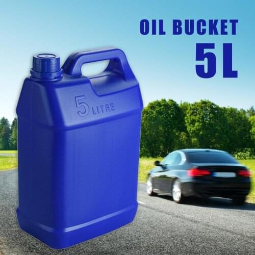 5L Fuel Tank Portable Spare Petrol Tank Plastic HDPE Gas Fuel Tank Anti-static Fire-proof Explosion-proof Anti-fall Oil Canister